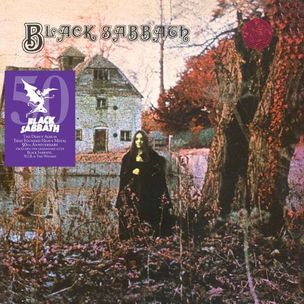Black Sabbath: Black Sabbath CD 1970 s.t / 1st, debut + 1 bonus track  (live) NELCD 6002, UK, December 1986 - Yperano Records