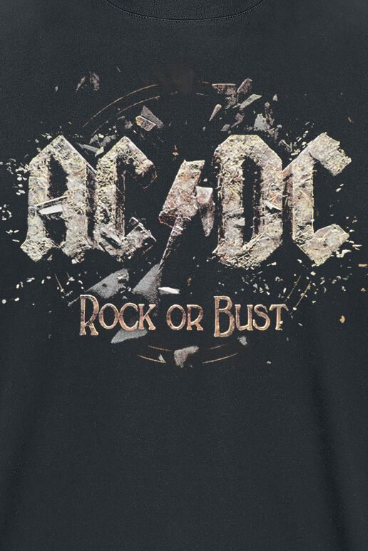 flygtninge spejl missil Rock Or Bust | AC/DC T-Shirt | EMP