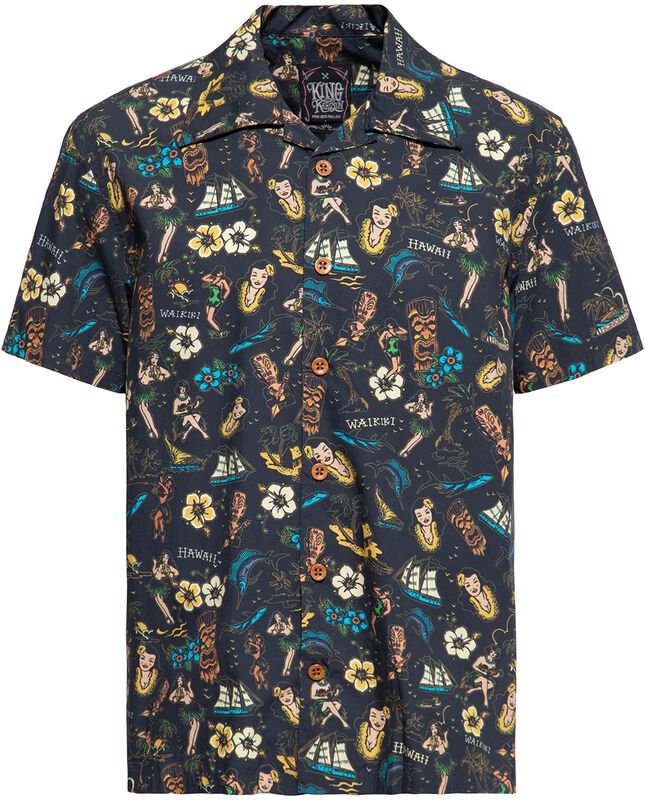 Tropical Hawaiian-style shirt deluxe