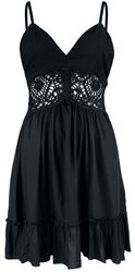 Mini Dress with Lace, Gothicana by EMP, Short dress