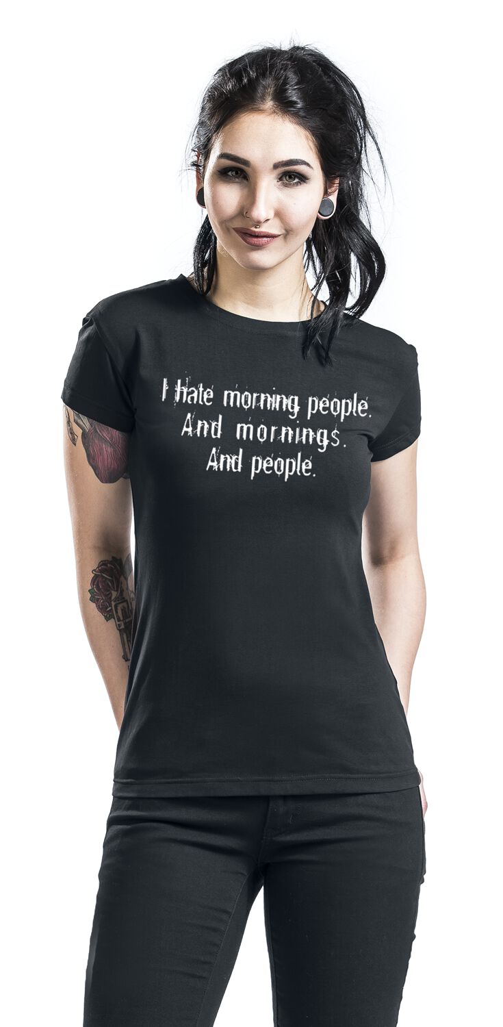 Morning People | Slogans T-Shirt | EMP