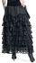 Flounce Skirt With Velvet Details