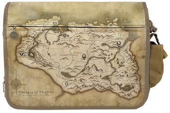 V - Skyrim - Map | The Elder Scrolls Shoulder Bag | EMP