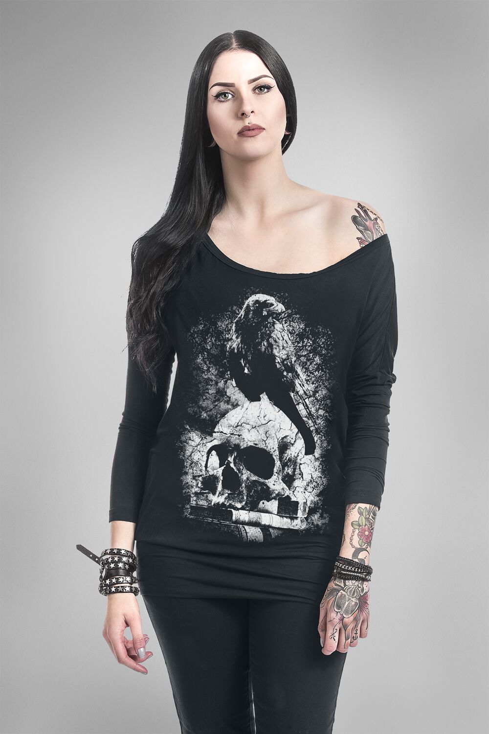 Fast And Loose | Gothicana by EMP Long-sleeve Shirt | EMP