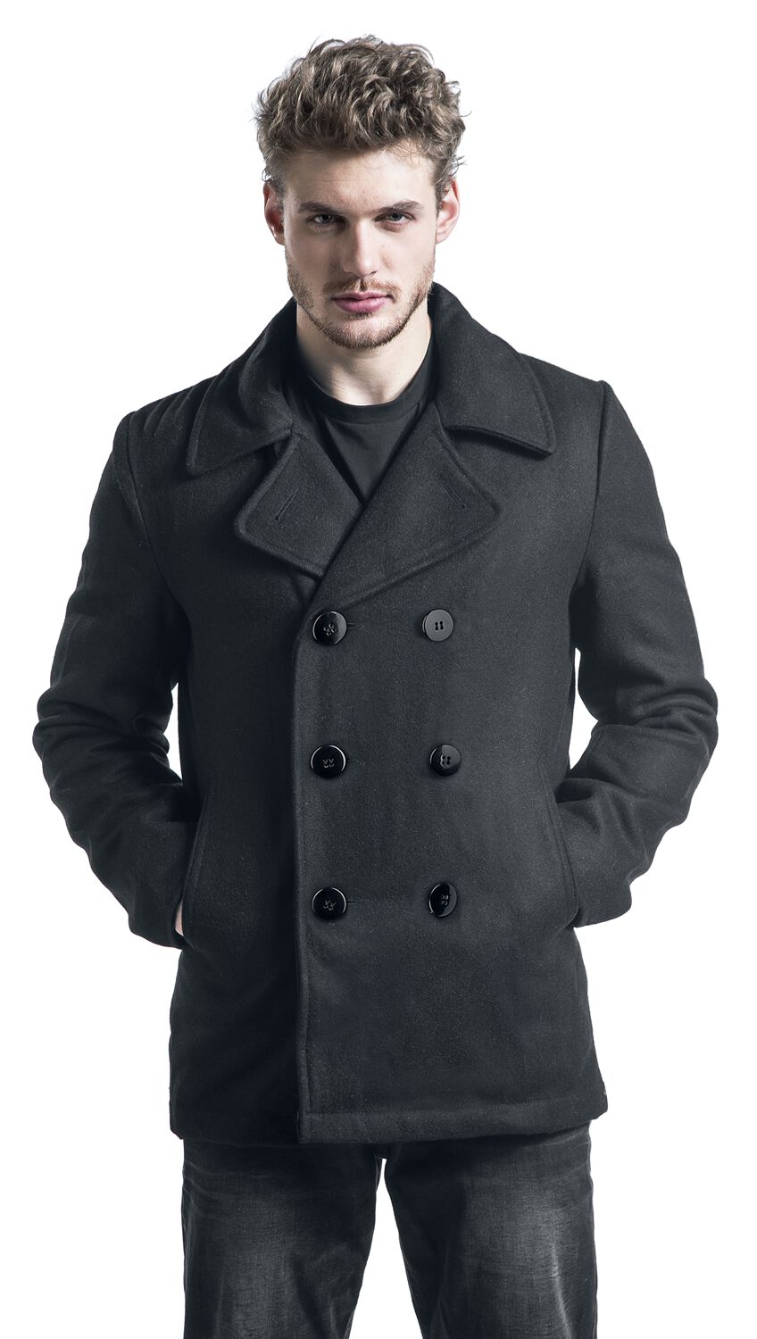 Pea Coat Winter Jacket | Red by EMP | EMP