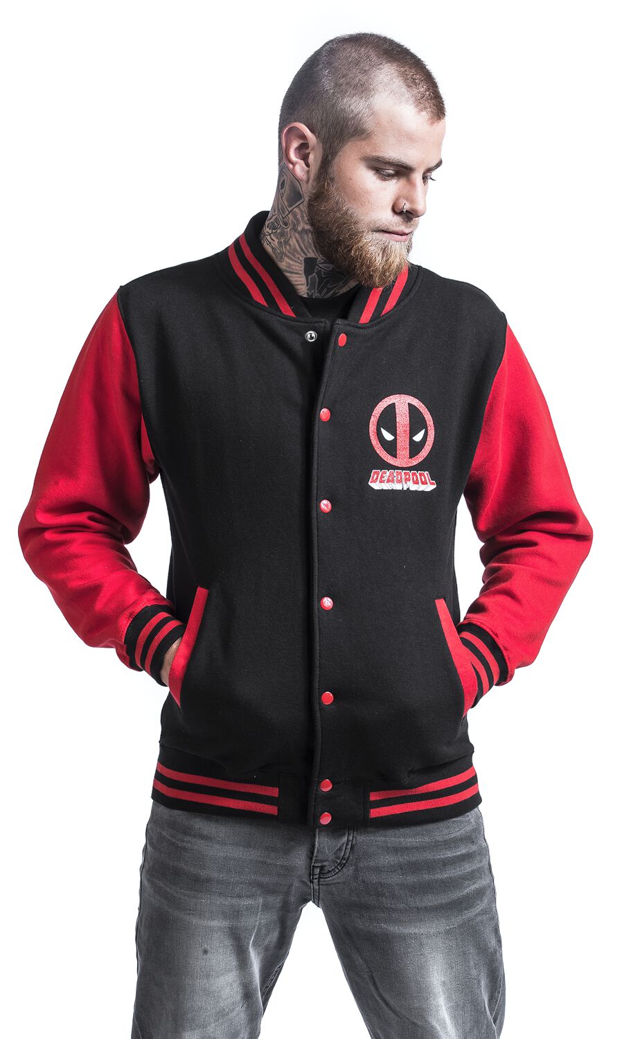 Logo | Deadpool Varsity Jacket | EMP